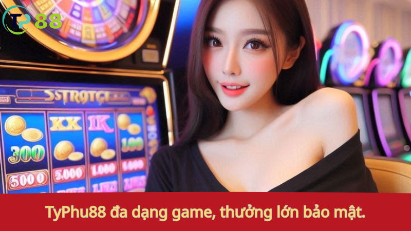 Về TyPhu88 1 TyPhu88: đa dạng game, thưởng lớn, bảo mật.